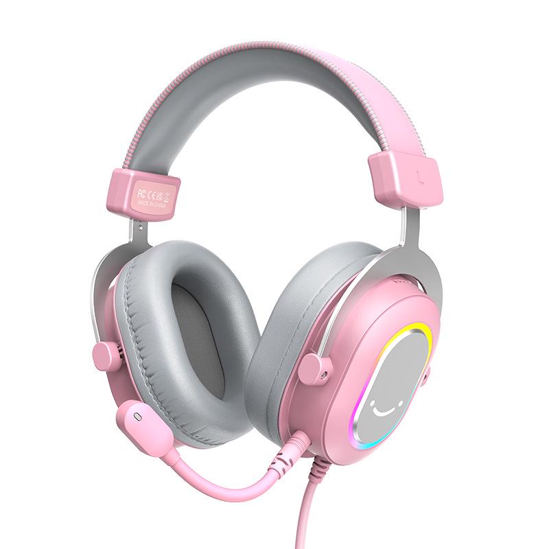 Игровая проводная гарнитура Fifine H6 RGB 7.1 для ПК и ноутбука.