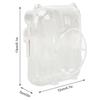 Instant Camera Shell Case PC Transparency With Adjustable Shoulder Straps Protective Instant Camera Case for Mini12