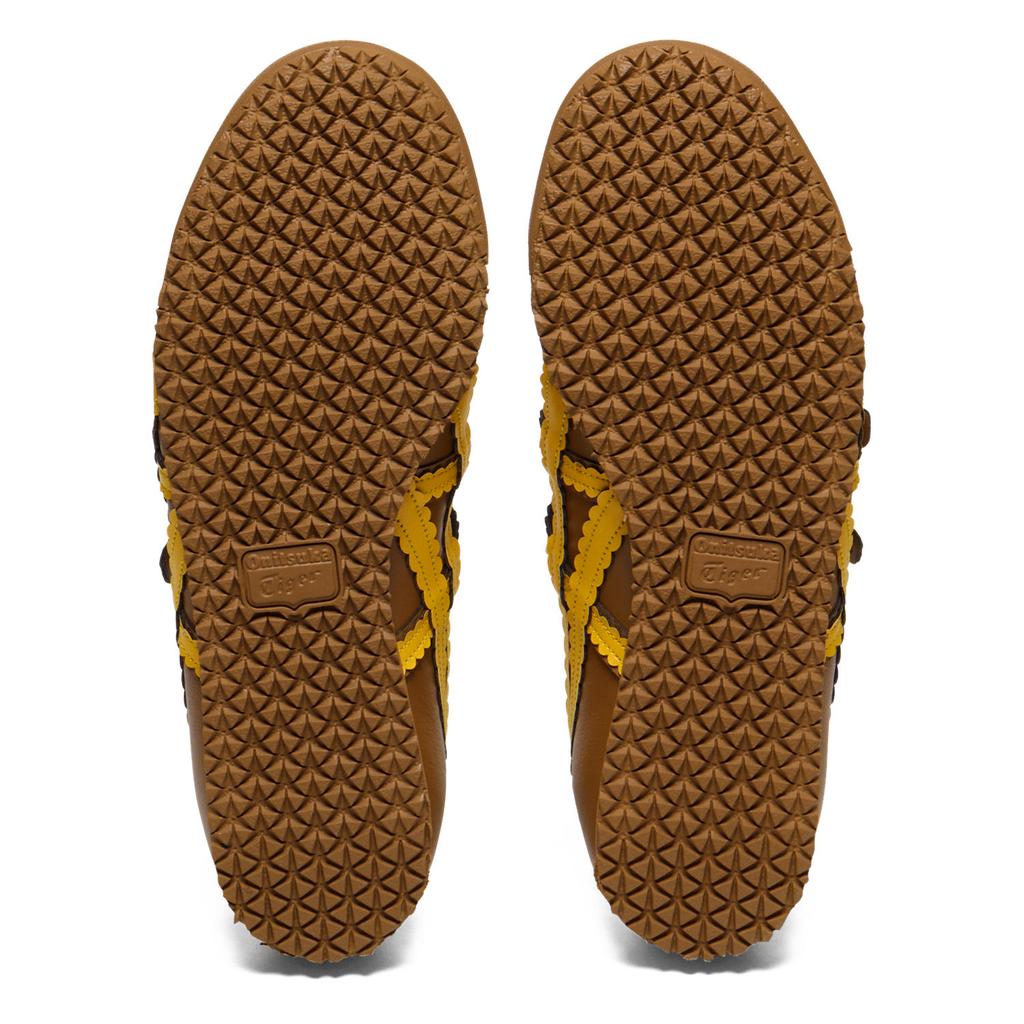 Women's Sneakers Onitsuka Tiger MEXICO 66 TGRS Mary Jane Shoes Unisex Low-top Brown/Yellow