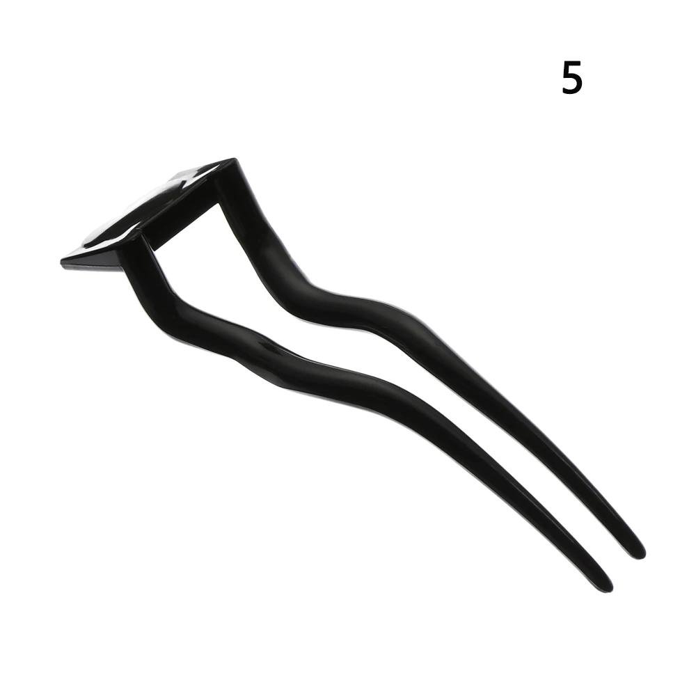 U Shaped Hairpin French Style Hair Stick Shell Hair Pin Metal Hair Pin Fork Sticks Pins for Women Girls Hair Styling Accessories