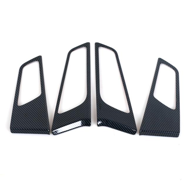 Кнопка переключателя подъема окна автомобиля, панель переключателя, накладка для Hyundai Tucson 2015 2016 2017 2018, интерьер из углеродного волокна