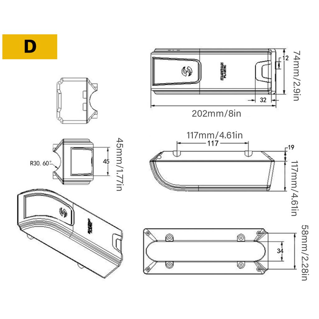 Electric Bike Controller Box Case Electric Bike Battery Case Waterproof Controller Protection Box for Mountain Bicycles