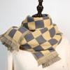 Новый клетчатый шарф женский многоцветный теплый модный клетчатый шарф 2025 новый шарф из имитации кашемира