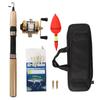 Ice Fishing Gear Set Ultralight Portable Complete Ice Fishing Rod with Jigs for Adult