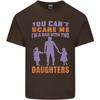 Dad With Two Daughters Funny Fathers Day Unisexs Light Cotton TShirt