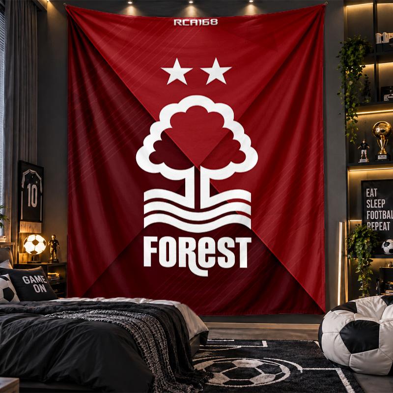 Wall Hanging Tapestry Nottingham Forest Print Cloth for Living Room Bedroom Home Decor