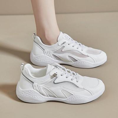 Новые массивные кроссовки, кроссовки для тенниса, женские, дышащие, сетчатые, повседневные, кроссовки, женские, на платформе, со шнуровкой, вулканизированные, 35-40