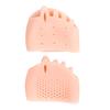 1 Pair Silicone Toe Separators for Women Supportive Toe Spacers for Overlapping Toes Foot Corrector Forefoot Pad for Plantar Pain Relief