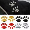1 Sheet Car Stickers Creative Decals Paw 3D Animal Dog Cat Foot Prints Decal Car Motocycle Sticker Car Accessories
