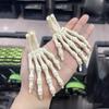 3D-печатная реалистичная гибкая модель скелета руки с суставами, привидение, украшение для Хэллоуина, домашний декор