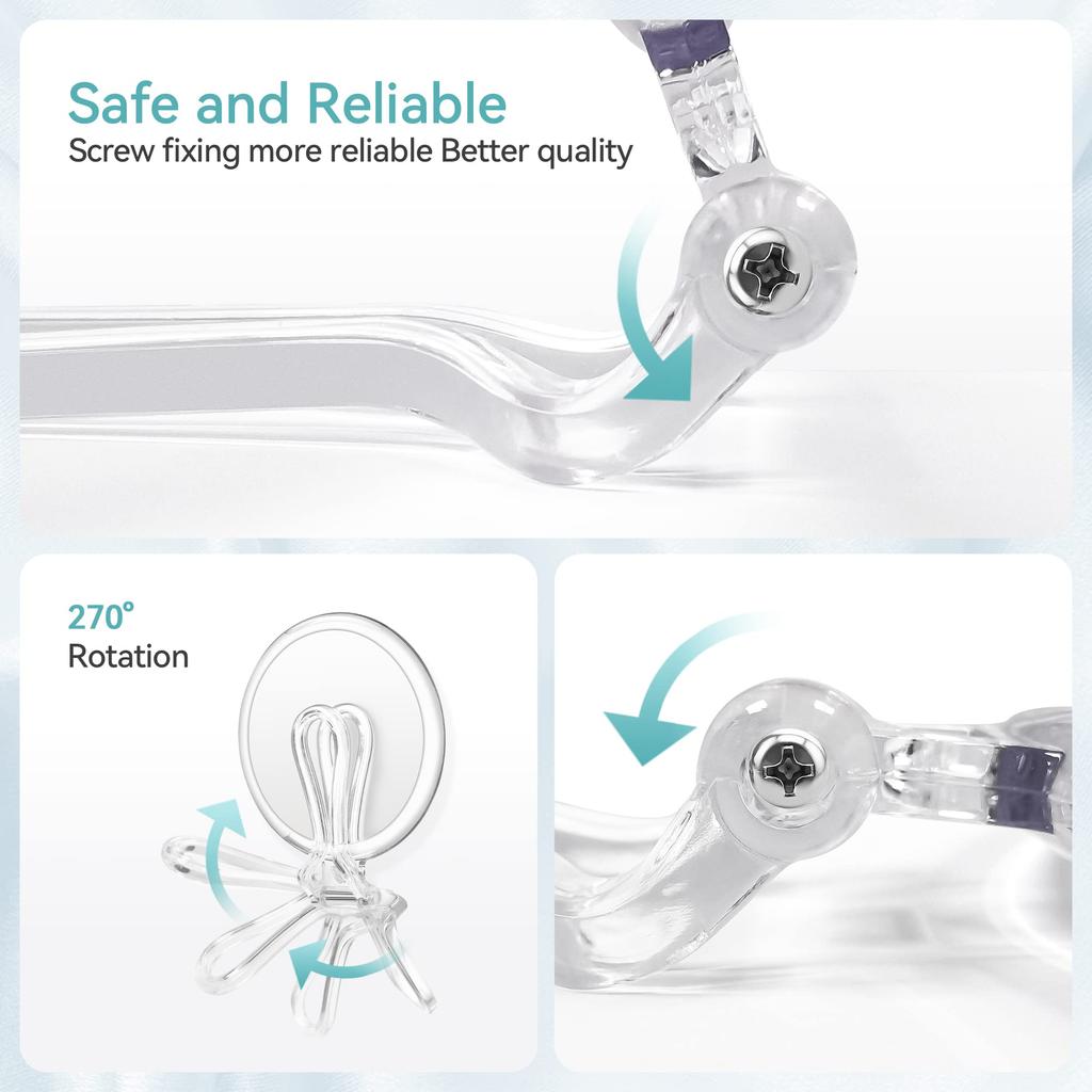 Косметическое зеркало с 30-кратным увеличением и подставкой и ручкой 1x и легко округляемое Двустороннее увеличение, зеркало, легкое, компактное, для переноски,