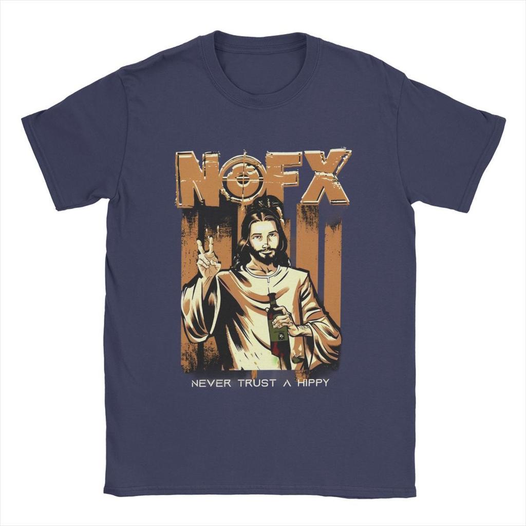 Nofx Hip Hop Drunk Unisex T Shirts Band Punk Rock Humorous Highend Luxury Unisex Style Both of Unisex and Women