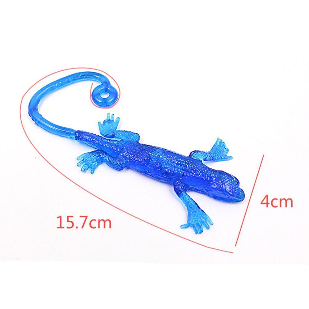 Elastic Retractable Gift Lizard Animals Viscous Lizard Gag Toy Gadgets Novelty Toy