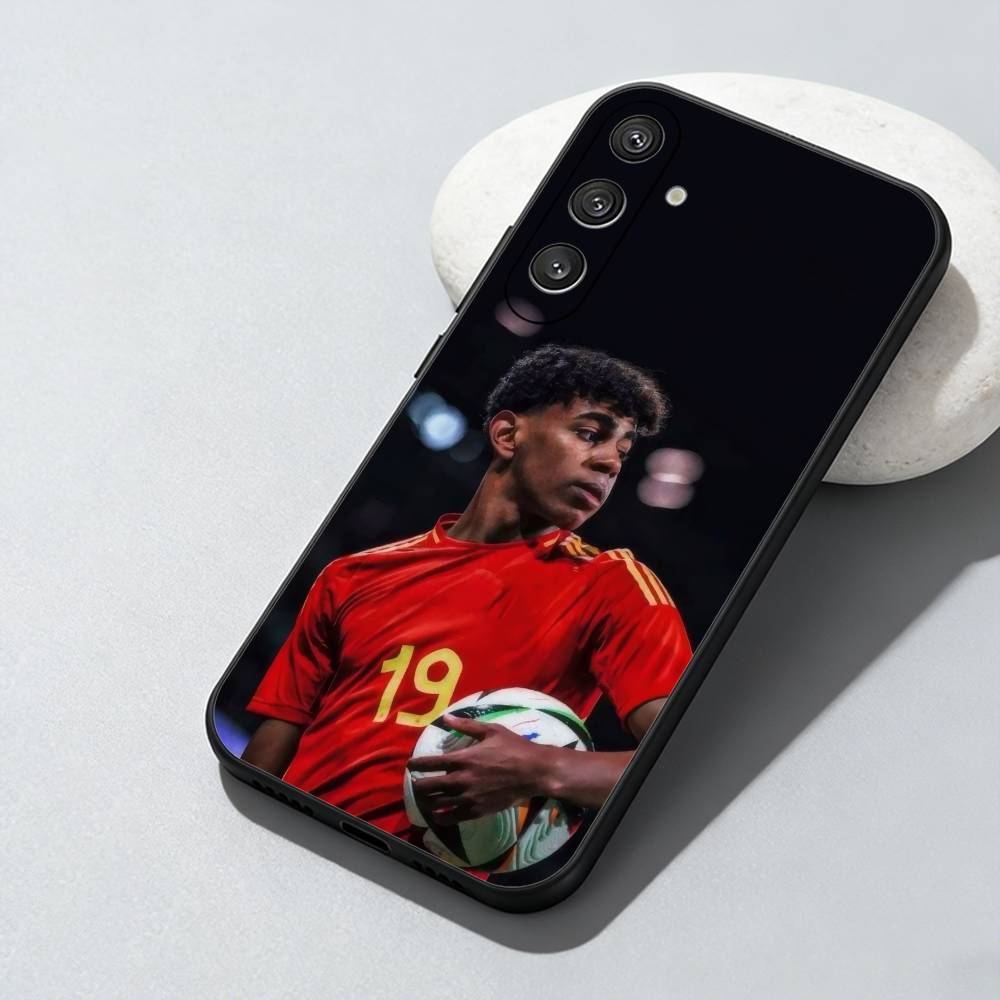 LY19 L-Lamine Футбольный Игрок Ямал Чехол для Телефона Для Samsung Galaxy A73,A72,A71,A70,A52,A51 Другие Мягкий Черный Чехол