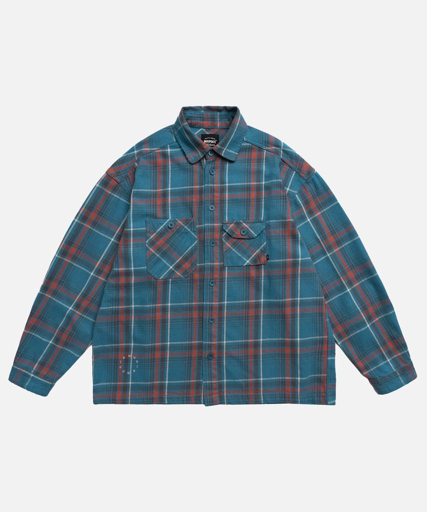 Фланелевая рубашка-overshirt Mideueobdeiteu_2 цвета