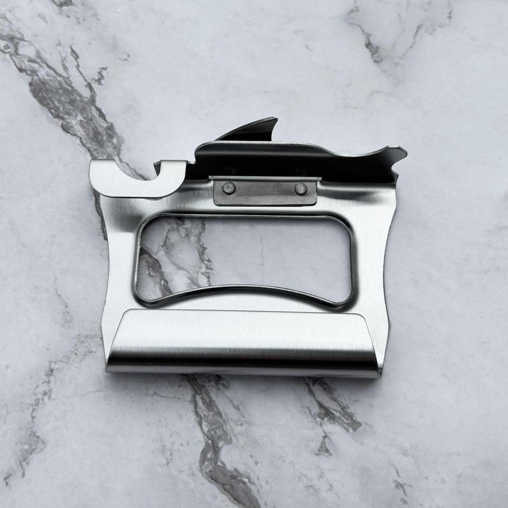 430 Stainless Steel 2-in-1 Japanese Multifunction Opener: Can Opener, Knife, Screwdriver