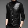 Real Leather Waistcoat Men 'S New Autumn And Winter Sheepskin Business Waistcoat Coat Fashionable Top Men Clothing