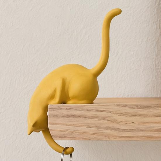 Крючок для кошки с практичной формой когтя Прочный 3D-печатный элемент домашнего декора Ключи