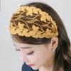 Flower Mother Hair Hoop Embroidery Korean Head Wrap Elegant Lace Headband  Hair Decoration