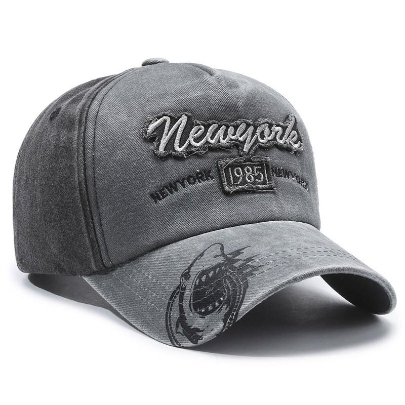 Embroidered Letter Baseball Cap Cotton Adjustable Hat Men Women Outdoor Casual Fall Winter