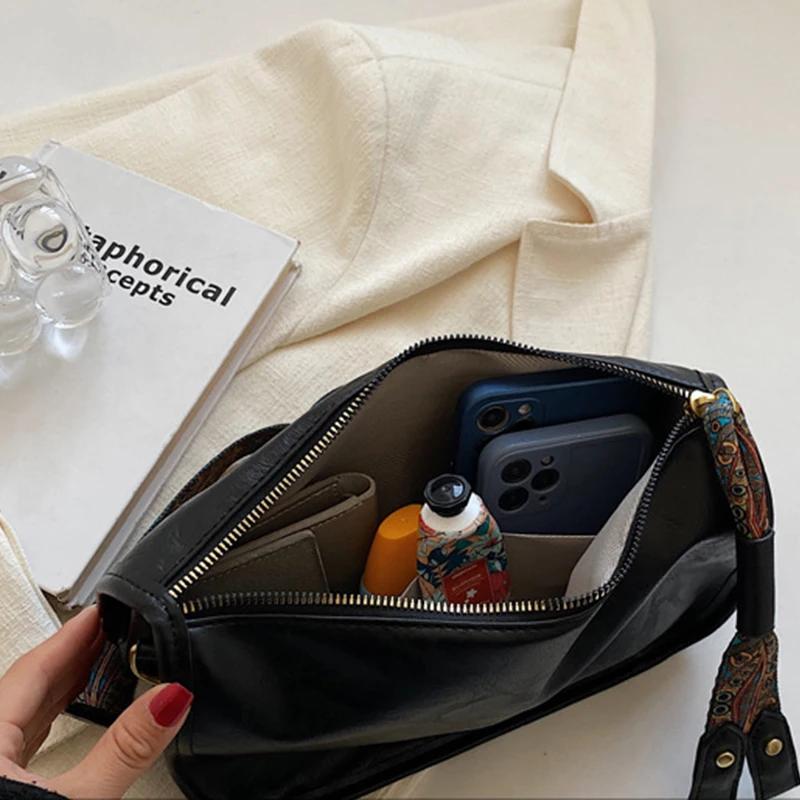 Винтажные кожаные сумки через плечо для женщин, роскошная сумка-подушка, модная стильная сумка через плечо, весенняя новая сумка-мессенджер