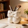 Creative Bow Pen Holder 3D Printed Makeup Brush Storage Case Desktop Organizer  Vanity Organizer