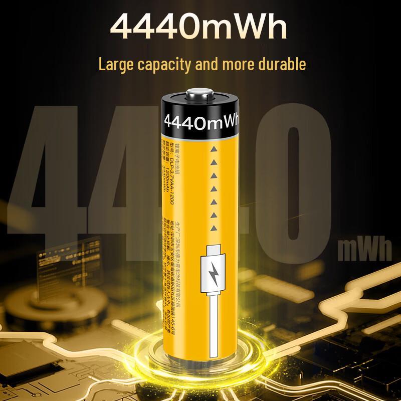 USB-аккумуляторы Delipow 14500 Li-ion с китайской вилкой (адаптер в комплекте)