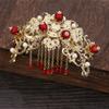 Chinese Style Ancient Hair Stick Sets Tassel Earrings Hairpin Set Bridal Headwear  Cheongsam