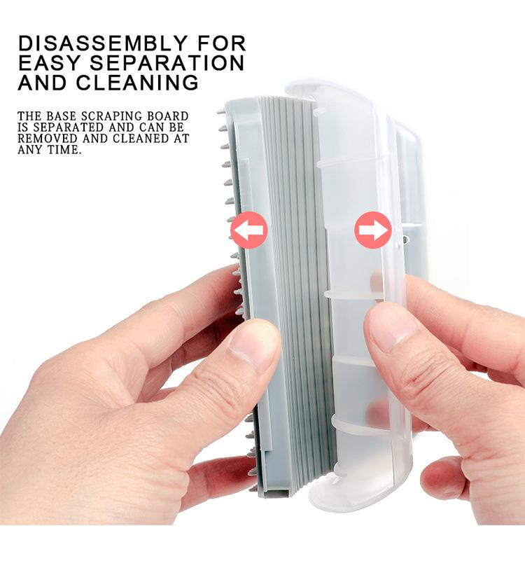 Simplicity Cat Scratching Device Wall Corner Pet Grooming Brush Space-saving Design Self-combing Brush Suitable For Cats And Dogs Durable Rubbing