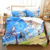 3D Print Anime Game Princess Connect! ReDive Comfortable Duvet Quilt Cover Pillowcase Bedding Set Children Bedroom Home Textile