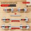 HUAYA Adjustable Electroplated Dumbbell & Barbell Set