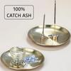 5 In 1 Incense Burner Palo Santo Holder Sage Holder Incense Holder for Incense Sticks/Coil Incense/Incense Cones and Brass Ash Catcher