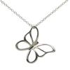 Used TIFFANY&Co. Necklace Butterfly Silver925 2.2g Silver Accessories