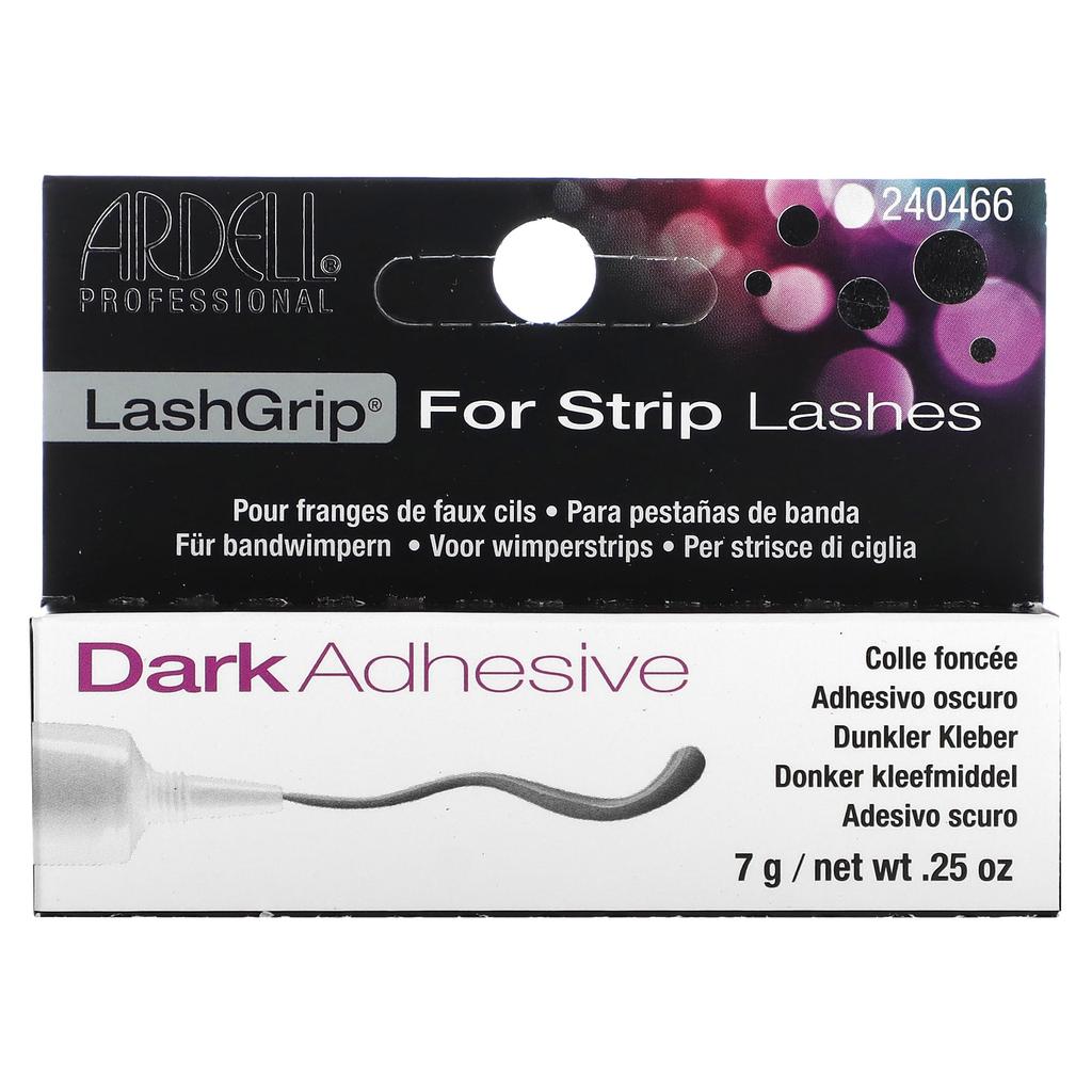 Lashgrip, Dark Glue for False Eyelashes, 7G(0.25Oz)