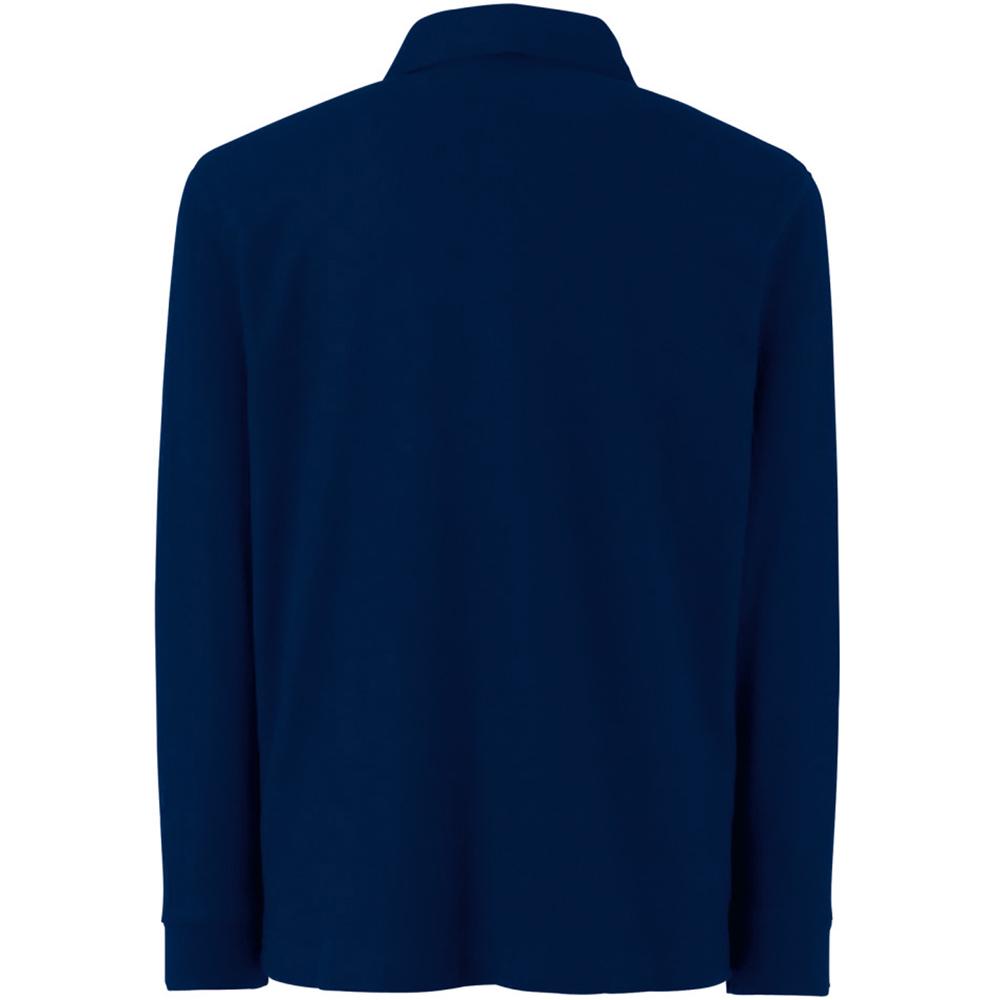 Fruit Of The Loom Childrens Long Sleeve 65/35 Pique Polo / Childrens Polo Shirts