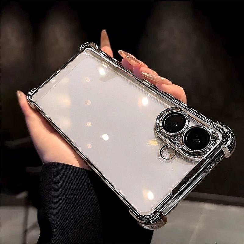 Чехол для Xiaomi POCO X8 Pro Мягкий Электрооplated Прозрачный ТПУ Полностью Защищающий Чехол для Телефона Для Mi POCO X8 Pro Чехол Бампер Funda