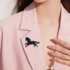 Brooch Pin Chinese Zodiac Year of Horse Enamel Brooch Vintage Animal Zodiac Pin Sweaters Hats Bags Badge Clothing Decoration