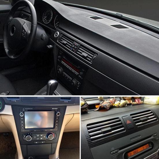 Car-Styling Interior Exterior Moulding Film Carbon Fiber Decoration Sticker