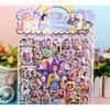 New Children's 3D Cartoon Stickers Rumi Mira Demon Hunter Creative DIY Double Layer Children's Decorative Toys Gifts