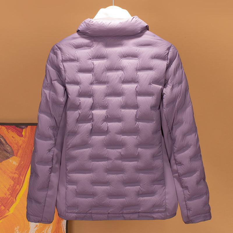 2025 Women's High-Loft Lightweight Down Jacket - Trendy Windproof & Warm Outdoor Coat for Autumn/Winter