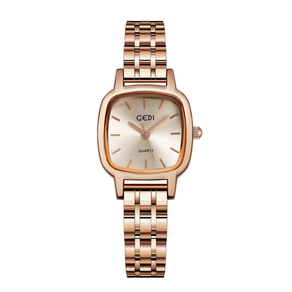 Нишевые Высококлассные Часы, Простые Студенческие Стальные Часы с Кварцевым Механизмом, Водонепроницаемые Женские Часы