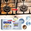 25/50g All-Purpose Cleaning Powder Powerful Kitchen Cleaner Powder Grime Remover Stubborn Grease Stain Cleaner for Grill Oven Stove Pots