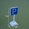 Model Toy Simulation City Road Signs Road Block Mini Traffic Road Signs  City Street