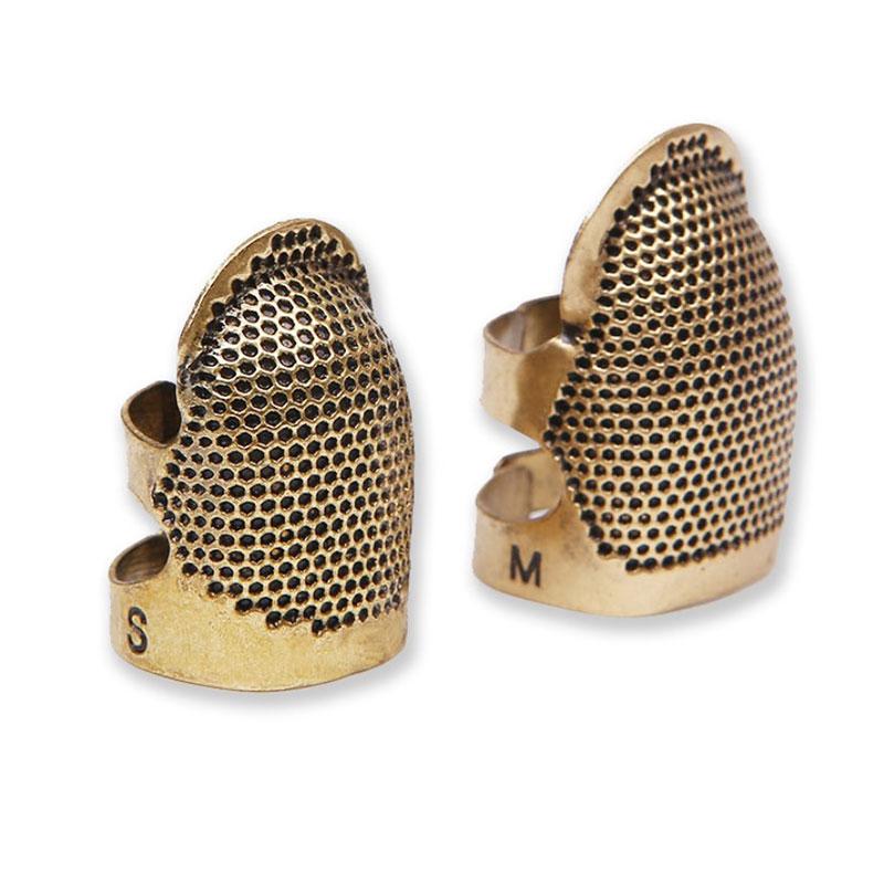 Наперсток для шитья, защитное кольцо для пальцев, игла для работы, металлический латунный наперсток