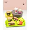 Toys Set Play House Kitchen Sandwich Fries Burger Children'S Toy Diy Fast Food