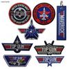 Taifeng Japan TOP GUN Flight Patch - Embroidered Aircraft Logo with Velcro Seal