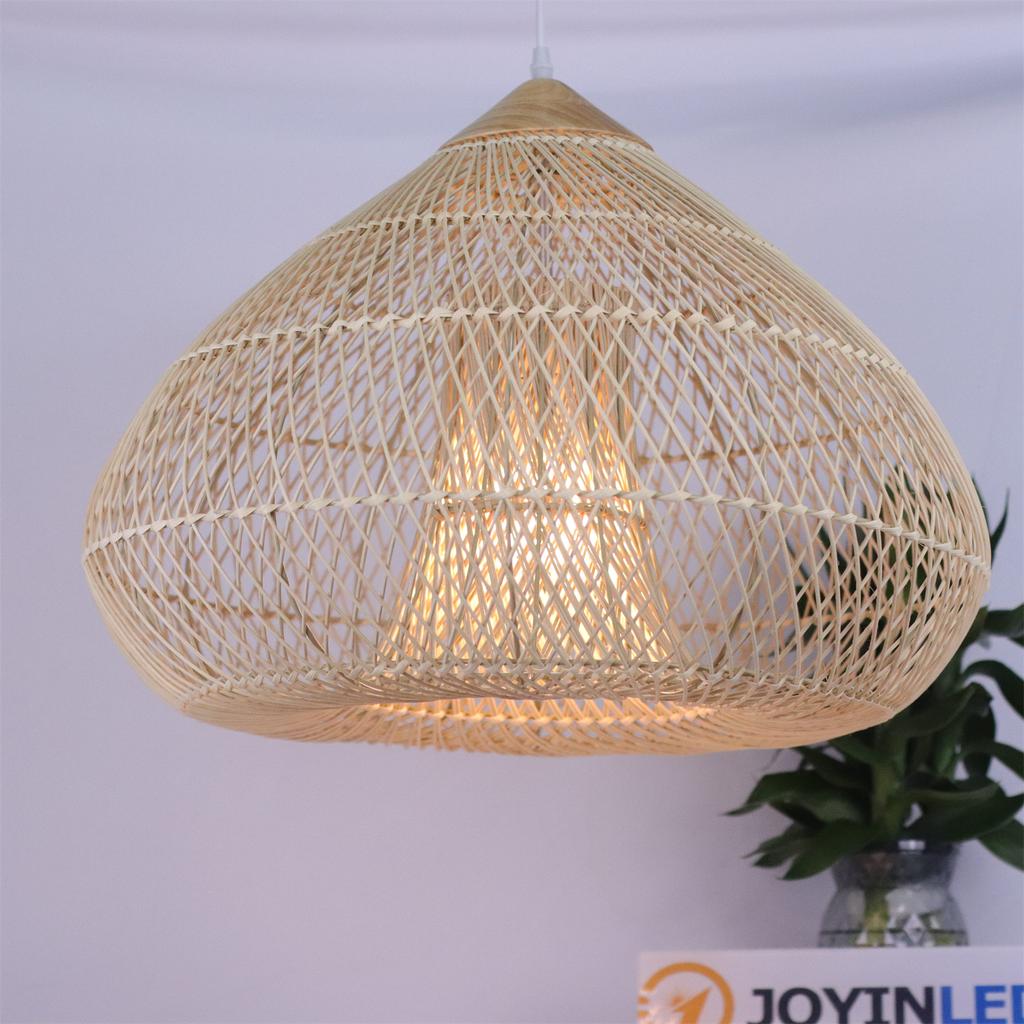 JOYINLED Ротанговый Потолочный Люстра Свет Стиль Ваби-саби Ретро Юго-Восточная Азия Подвесной Светильник 60/80см Бежевый Черный Светильник