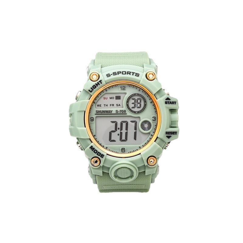 UTHAI CE133 New Children's Electronic Watch ins Jelly Sports Watch for Boy Girl Waterproof Alarm Clock Multifunctional Watch
