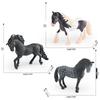Prancing Andalusian Stallion Figurine: Children's Educational Horse Model