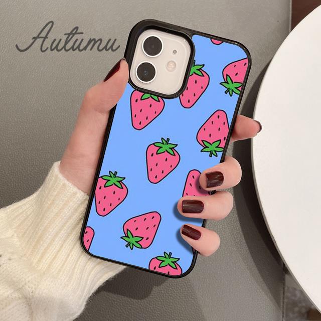 Чехол для телефона «Земляничные поля навсегда» для iPhone 11 12 13 14 Pro Max mini XR XS SE 2020 6S 7 8 Plus Samsung Galaxy S21 S22